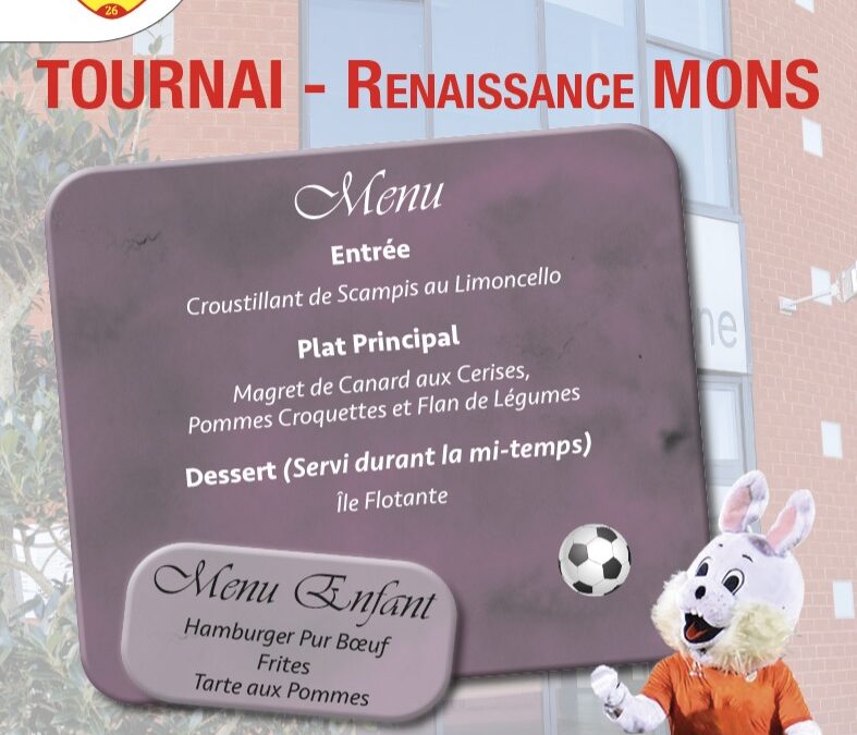 Repas VIP pour la réception de Mons